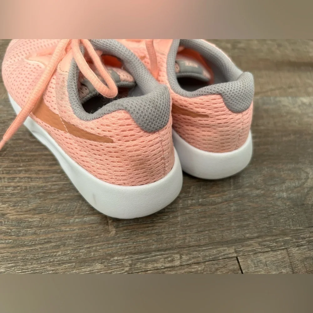 Nike Kids Tanjun (GS) LT Atomic Coral Pink Crimson White Size 13cn